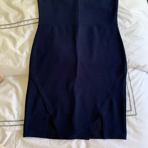 Misguided mini navy dress!